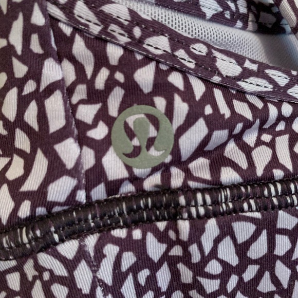Lululemon purple leopard print workout tank top - Picture 8 of 9